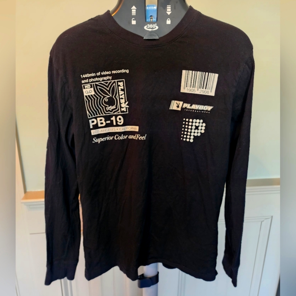 PacSun black women's long sleeve playboy